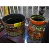 Image 1 : 2 COLORFUL VASES - 1 WEST GERMAN, 1 SPARA
