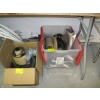 Image 1 : BOX & BIN OF MISC. HOME PADDING, ETC.