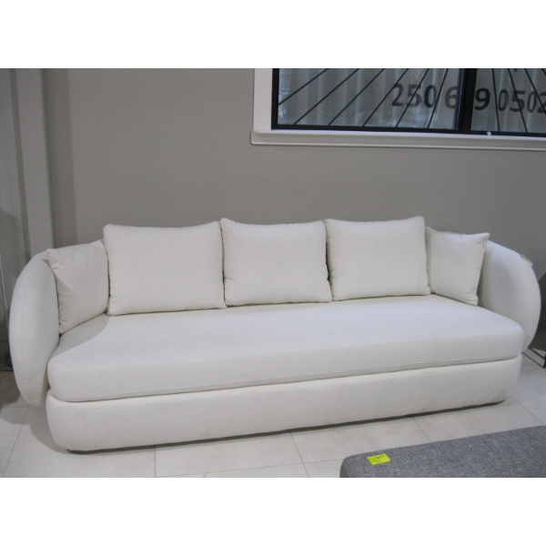 LONG WHITE SOFA