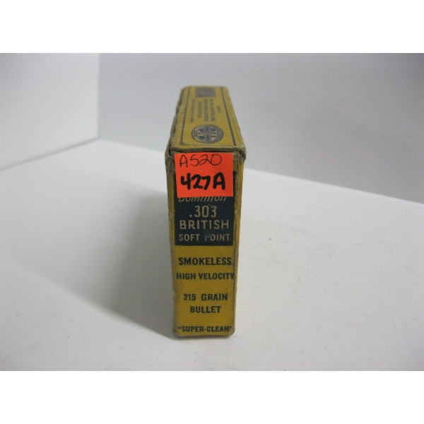 DOMINION CIL .303 BRITISH 215GR|1X20 CARTRIDGES