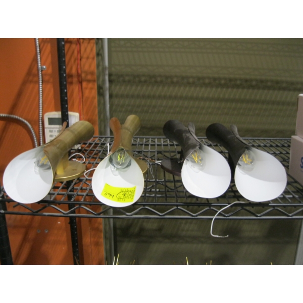4 WALL MOUNT LIGHT FIXTURES