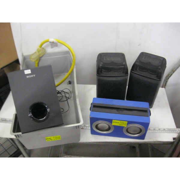 BIN OF ASST. SPEAKERS