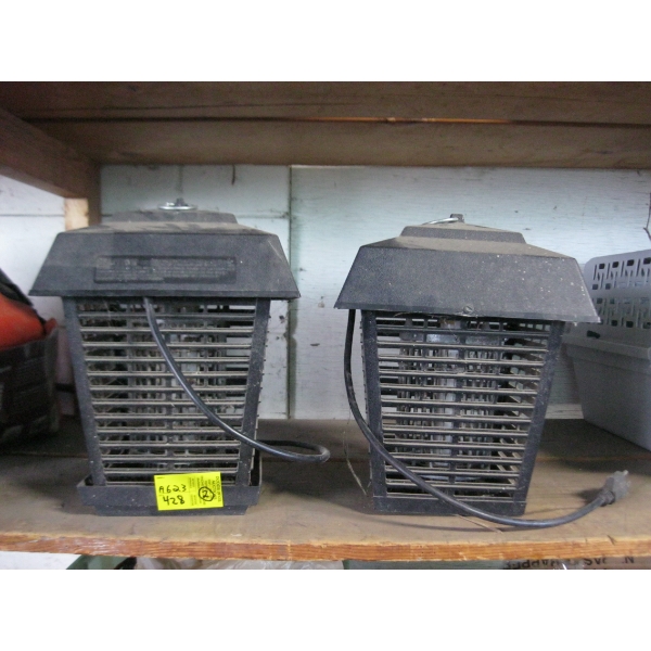 2 ELECTRONIC BUG ZAPPERS