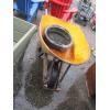 Image 2 : METAL YELLOW WHEELBARROW & OIL TRAP