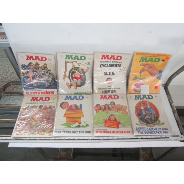 8 1970 MAD MAGAZINES