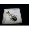 Image 1 : STERLING SILVER .925 FIRE TOPAZ LARGE PENDANT
