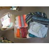 Image 2 : 3 LG. BOXES OF ASST. BEDDING, CROCHET BLANKETS, ETC.