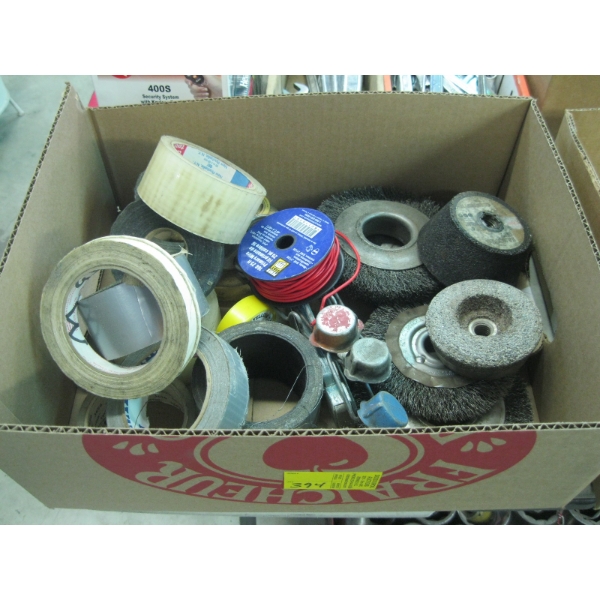 MISC. WIRE BRUSHES, TAPE, ETC.