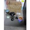 Image 4 : 5 BOXES OF MISC. WINE GLASSES, POTTERY GLASSES