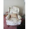 Image 4 : 3 SEAT CURVED SOFA & 2 MATCHING WINGBACK CHAIRS