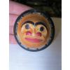 Image 2 : CARVED INLAY MOTHER OF PEARL NATIVE MOON MASK NECKLACE