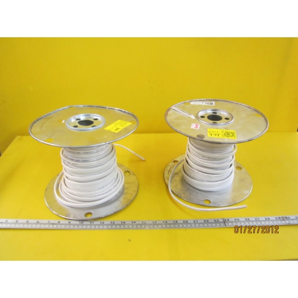 2 PART SPOOLS OF WHITE WIRE