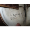 Image 3 : PAIR OF LEATHER SZ 9 BOULET COWBOY BOOTS & RUBBER OVER BOOTS