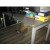 Image 1 : METAL LEGGED WORK TABLE/DESK