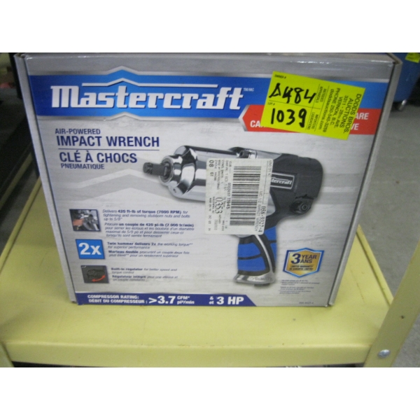 MASTERCRAFT AIR POWERED IMPACT WRENCH IN BOX