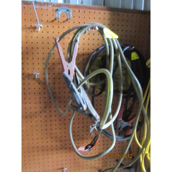 2 PAIRS OF HEAVY DUTY JUMPER CABLES