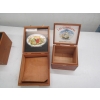 Image 5 : 4 WOODEN CIGAR BOXES