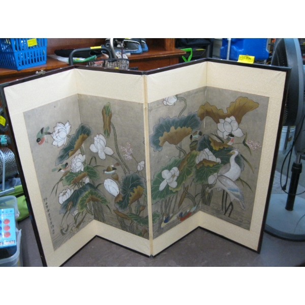 4 PANEL CHINESE ROOM DIVIDER