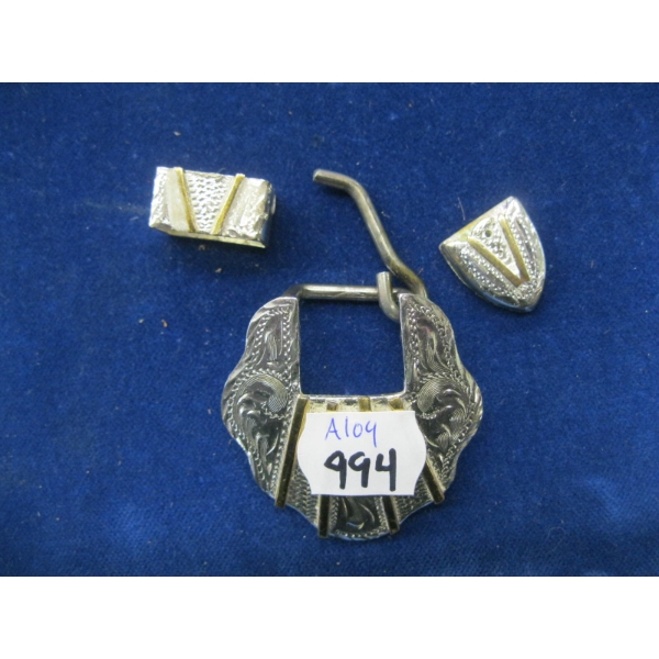 BELT BUCKLE & BELT CAP