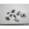 Image 1 : SM. BAG OF NAVAJO BELT PIECES - 4 ARE MARKED