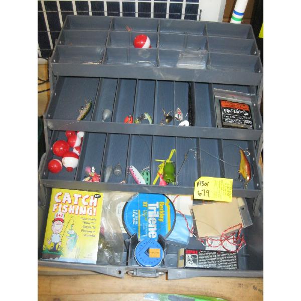 FISHING TACKLEBOX W/ASST. CONTENTS
