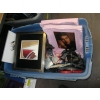Image 1 : BIN OF MISC. TELEPHONE, PICTURES, FIGURINES, ETC.