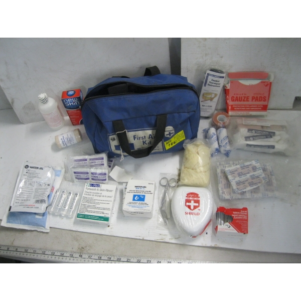 BLUE FIRST AID KIT