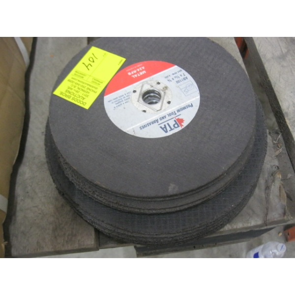 ASST. CUTTING DISCS - 7"X3/32"X5/8" & 8"X3/32"X5/8"