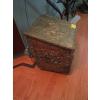 Image 2 : BRASS LIDDED BOX ON CASTORS