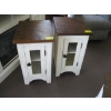 Image 1 : 2 SINGLE DOOR END TABLES