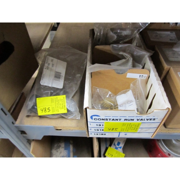 SM. LOT OF CONSTANT RUN VALVES