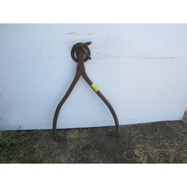 LG. SET OF LOGGING TONGS