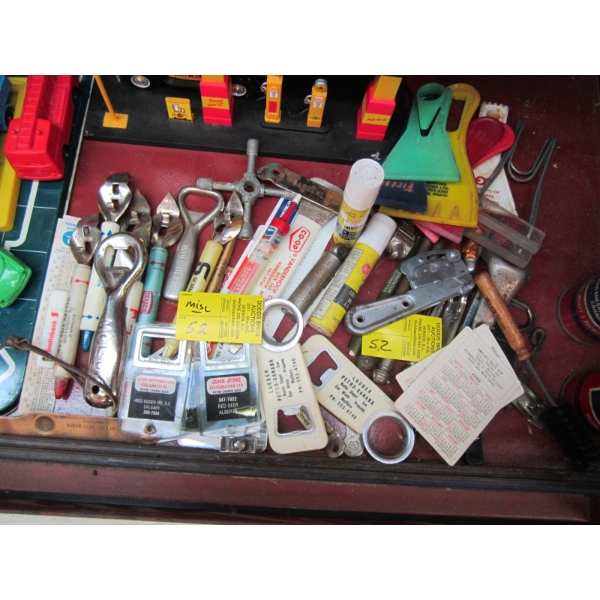 MISC. BOTTLE OPENERS, SCRAPERS, ETC.