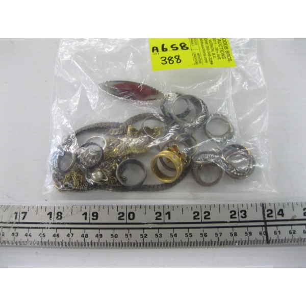 BAG OF ASST. COSTUME JEWELLERY