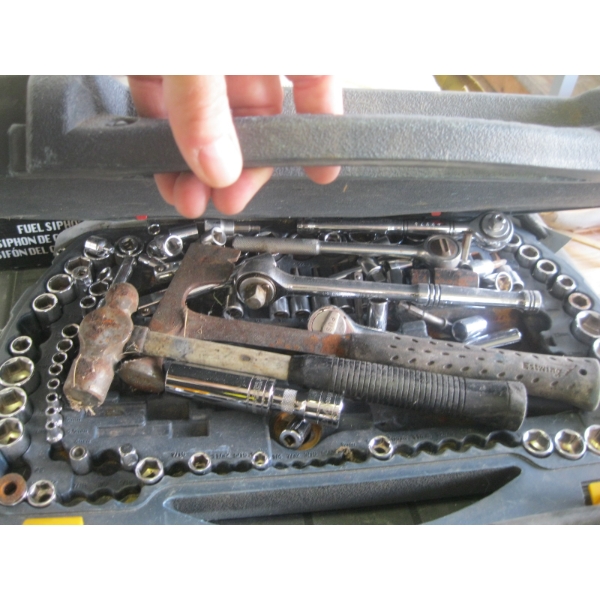 CASED MASTERCRAFT TOOL SET - NOT COMPLETE