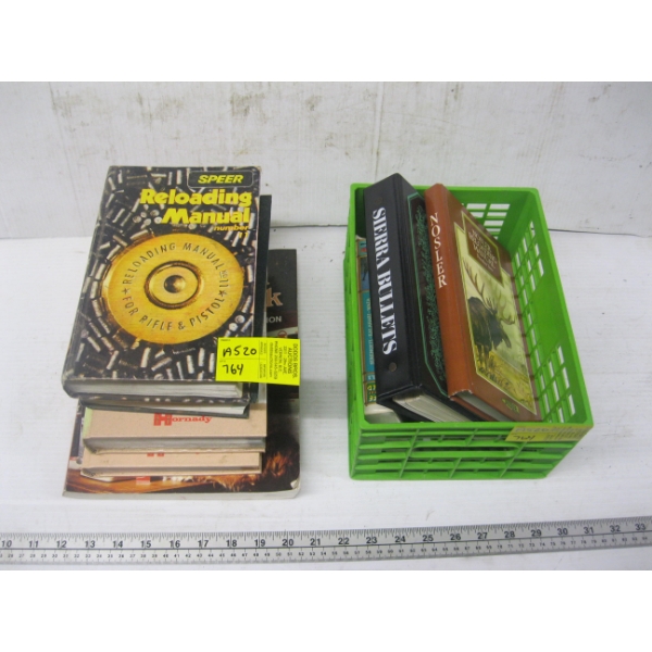 ASST. RELOADING BOOKS, ETC.