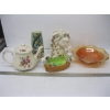 Image 2 : MISC. CHINA TEAPOT, CARNIVAL GLASS BOWL, ETC.