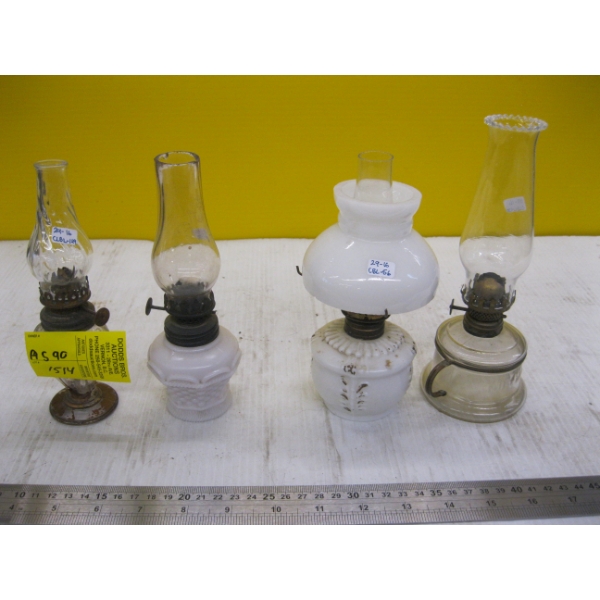 4 SM. OIL LAMPS
