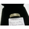Image 3 : LADIES 10KT BAND W/2 ROWS SMALL DIAMONDS - 2G - SZ 7 
