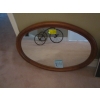 Image 1 : OVAL WOOD FRAMED MIRROR