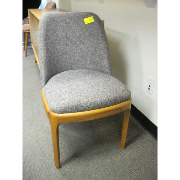 GREYISH UPHOLSTERED CHAIR