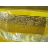 Image 3 : MOSERS HEAVY CRYSTAL BOWL W/24KT GOLD RIM