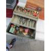 Image 2 : ORANGE TACKLEBOX W/CONTENTS, A COOLER BAG & SMALLER TACKLEBOX W/CONTENTS