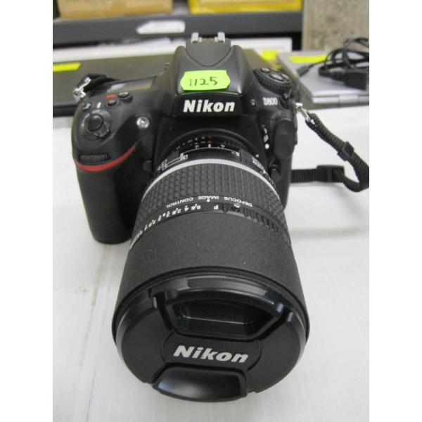 NIKON D800 CAMERA W/3 LENSES, ACCESS., CHARGER & BAG
