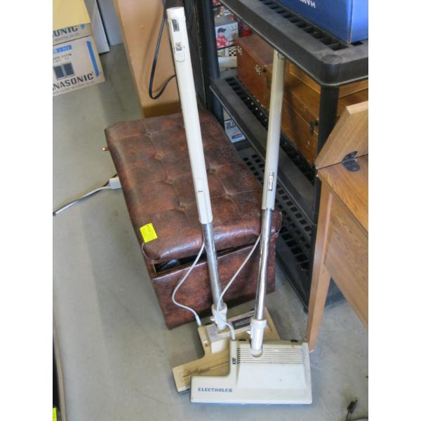 2 ELECTROLUX VACUUMS IN ELECTROLUX BOX W/ ACCESS.