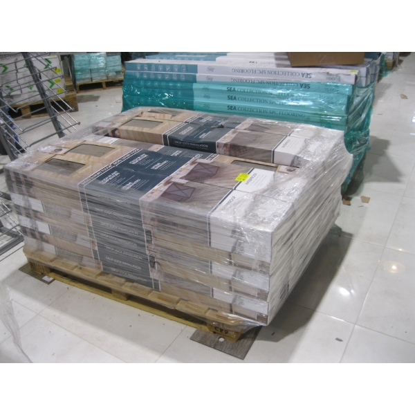 34 BOXES OF RIGID LUXURY WATERPROOF VINYL PLANK FLOORING
