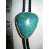 Image 1 : SILVER & TURQUOISE NAVAJO BOLO TIE