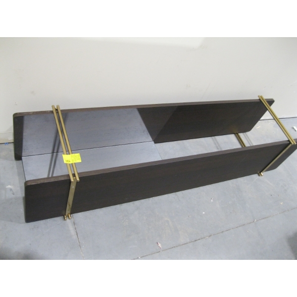 WALL MOUNT SHELF UNIT W/MIRROR BACK