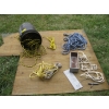 Image 1 : 5 GALLON BUCKET OF MISC. ROPE, ETC.