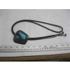 Image 1 : NAVAJO BOLO TIE W/TURQUOISE STONES, STAMPED STERLING